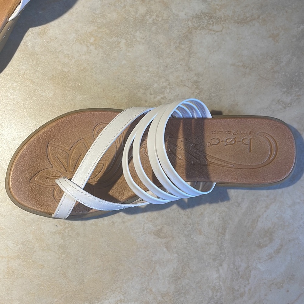 b.o.c. White Multi-Strap Toe-Loop Sandals - Picture 8 of 10